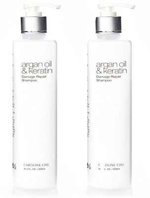

Caroline Chu Twin Argan Oil And Keratin Damage Repair Shampoo(999.59 ml)