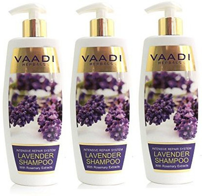 

Vaadi Herbals Lavender With Rosemary Extract Shampoo Intensive Repair Shampoo(348.97 ml)