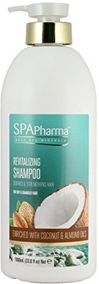 Spa Pharma Moisturizing Coconut And Almond Shampoo Infused With Dead Sea Minerals For Dry And Damaged Hair(975.93 ml)
