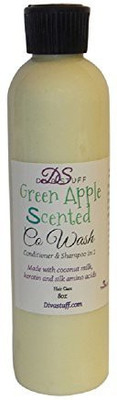

Diva Stuff Green Apple Scented CoWash Our Shampoo And Conditioner In Amazing Non Lathering Formula(236.59 ml)