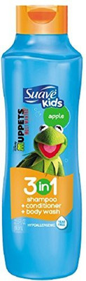 

Unilever Suave Kids In Shampoo Conditioner & Body Wash Splashing Apple Toss(665.41 ml)