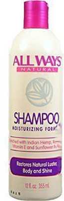 

All Ways Natural Shampoo Moisturizing Formula Restores Natural Luster Body & Shine(355 ml)