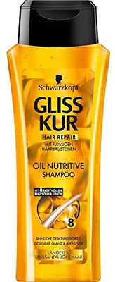 

Schwarzkopf Gliss Liquid Keratin Oil Nutritive Shampoo(400 ml)