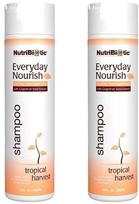 

Nutribiotic Everyday Nourish Tropical Harvest Shampoo With Grapefruit Seed Extract Tea Tree Oil Soy Protein And Sunower Oil(295.74 ml)