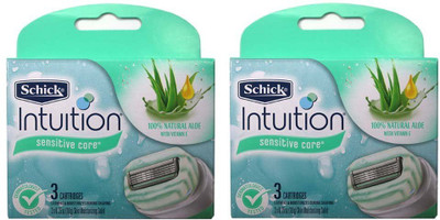

Schick Intuition Naturals Sensitive Care Razor Blade Refill Cartridges