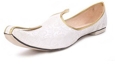 

Unique Craft Jutis For Men(White, Gold