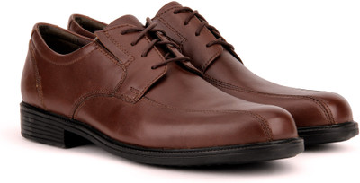 

Clarks BARDWELL WALK Lace Up For Men(Brown, Brown leather