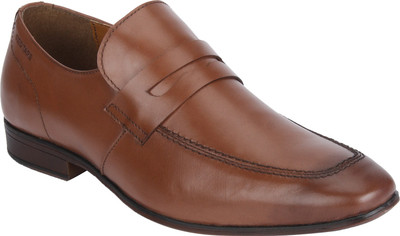 

Red Tape Formal Leather Loafers Slip On For Men(Brown, Tan