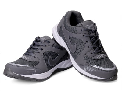 

Deals4you Canvas And Synthetic Leather Running Gym Cricket Sports Shoes For Men And Boys Running Shoes For Men(Grey