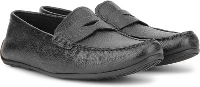 

Clarks Reazor Drive Black Leather Loafers For Men(Black