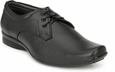Levanse Synthetic Leather Formal shoes Lace Up For Men(Black)