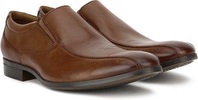 

Clarks Conwell Step Slip On For Men(Brown, Tan leather