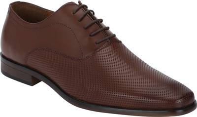 

Red Tape Formal Leather Oxfords Lace Up For Men(Brown, Teak