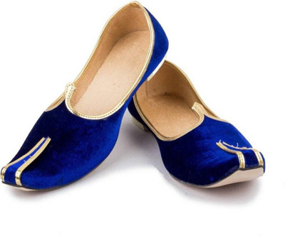 

Unique Craft Jutis For Men(Blue, Off white