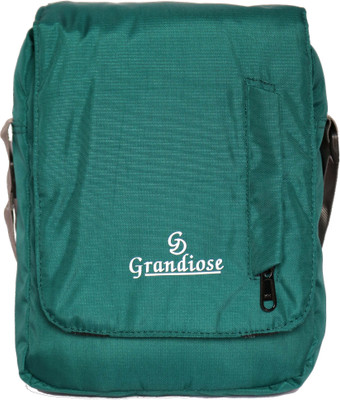 

GRANDIOSE Men & Women Casual Green Nylon Sling Bag