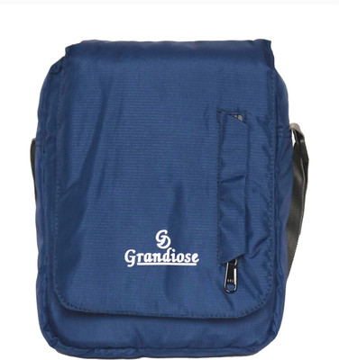 

GRANDIOSE Men & Women Casual Blue Nylon Sling Bag