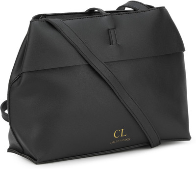 

Carlton London Women Casual Black PU Sling Bag