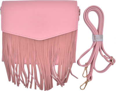 

vyxoo Girls Pink PU Sling Bag