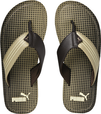 

Puma Ketava Graphic IDP Slippers, Chocolate brown-pale khaki