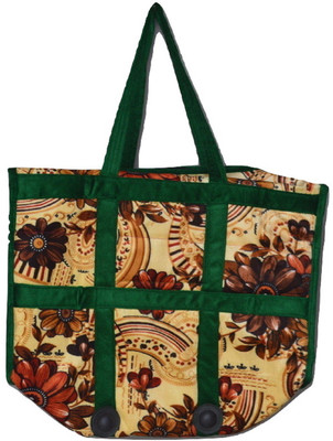 

NavRup Handworks Small Travelling Bag, Light Weight Bag, Small Travel Bag(Green)