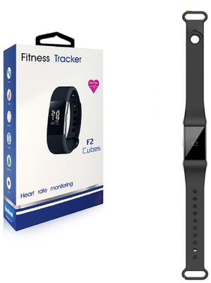 

VibeX ® Waterproof Smart Bracelet Fitness Tracker Heart Rate Monitor Watch(Black Strap, Size : Free Size), Midnight