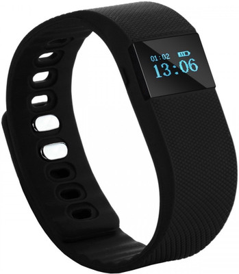 

TARVIK TW64 Smart Bluetooth Fitness Band(Black Strap, Size : UNIVERSAL)