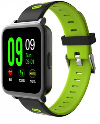 

OWO D10 Bluetooth Smartwatch(Green Strap Free Size)