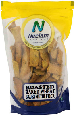 

Neelam Foodland ROASTED BAKED WHEAT BAJRI METHI STICK(400 g)