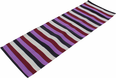 

Ryan Cotton Handwoven Yoga Mat Purple, White 5 mm Yoga Mat, Multicolor