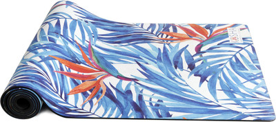 

Kosha Yoga Co. Blue Foliage Mat Blue, White 4.5 mm Yoga Mat, Multicolor