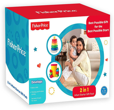 

Fisher-Price 2 in 1 Infant Starter Gift Pack(Multicolor)