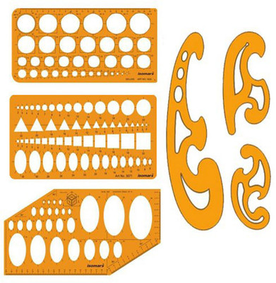

Isomars Designing Combo FCO203371 Stencil(Pack of 6, Engraved & Printing)