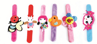 

Skylofts Stylish Cartoons Wrist Bands for Children ( 6 pcs Random Designs) Birthday Gifts - 15 cm(Multicolor)