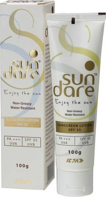 

ICPA UV-A & UV-B Protected Sundare Sunscreen Lotion, SPF-35, 100 gm - SPF 35 PA+++(300 g)