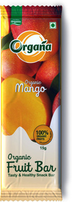 

Organa Organic Mango Fruitbar - 15g(300 g, Sachet)