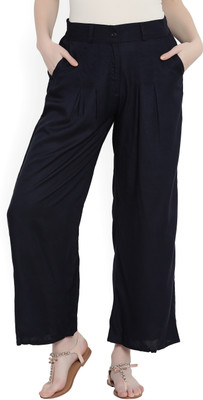 W Regular Fit Women Dark Blue Trousers W Regular Fit Women Dark Blue Trousers