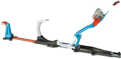 

Hot Wheels Track Builder Rocket Launch Challenge Playset(Multicolor)