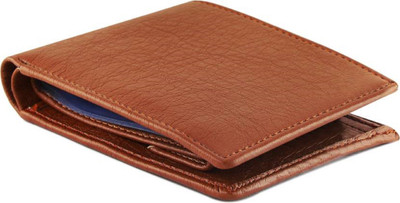 

Hilander Men Tan Artificial Leather Wallet(9 Card Slots)