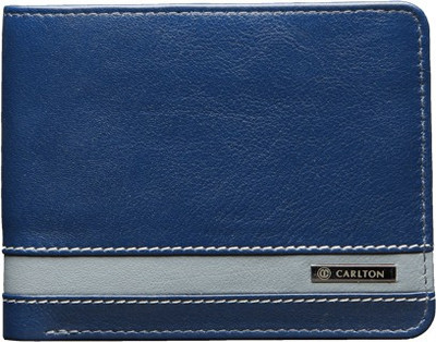 

Carlton Men Blue Genuine Leather Wallet(4 Card Slots)