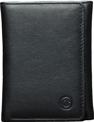 

Carlton Men Black Genuine Leather Wallet(6 Card Slots)