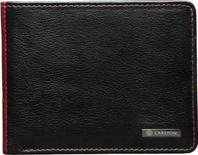 

Carlton Men Black Genuine Leather Wallet(8 Card Slots)