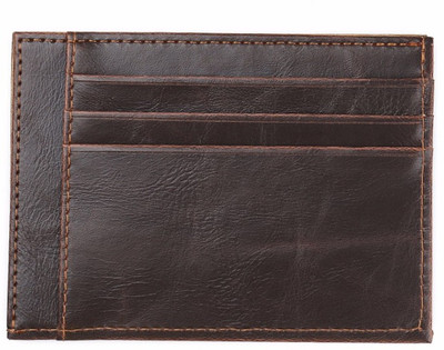 

Tinera Trends Men Brown Genuine Leather Card Holder(4 Card Slots)
