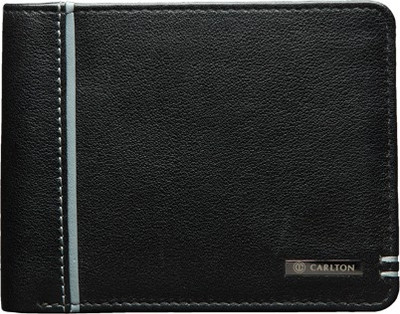

Carlton Men Black Genuine Leather Wallet(4 Card Slots)