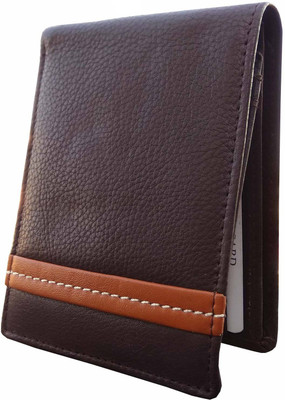 

Tamanna Men Brown Genuine Leather Wallet(8 Card Slots)