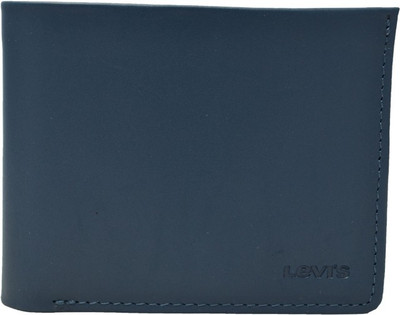 

Levi's Men Casual Blue Genuine Leather Wallet(6 Card Slots)
