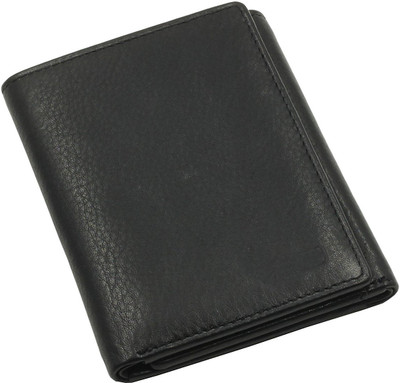 

Peacock Mundkar Boys Black Artificial Leather Wallet(7 Card Slots)