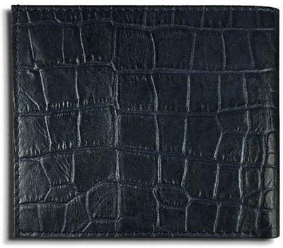 

Firdekho Men Blue, Black Genuine Leather Wallet(2 Card Slots), Belize blue