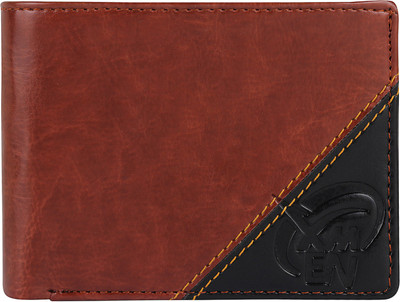 

Kidania Men Brown, Black Genuine Leather Wallet(4 Card Slots), Black;brown