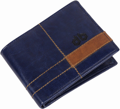 

Designer Bugs Men Blue Artificial Leather Wallet(6 Card Slots)