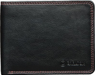 

Carlton Men Black Genuine Leather Wallet(8 Card Slots)
